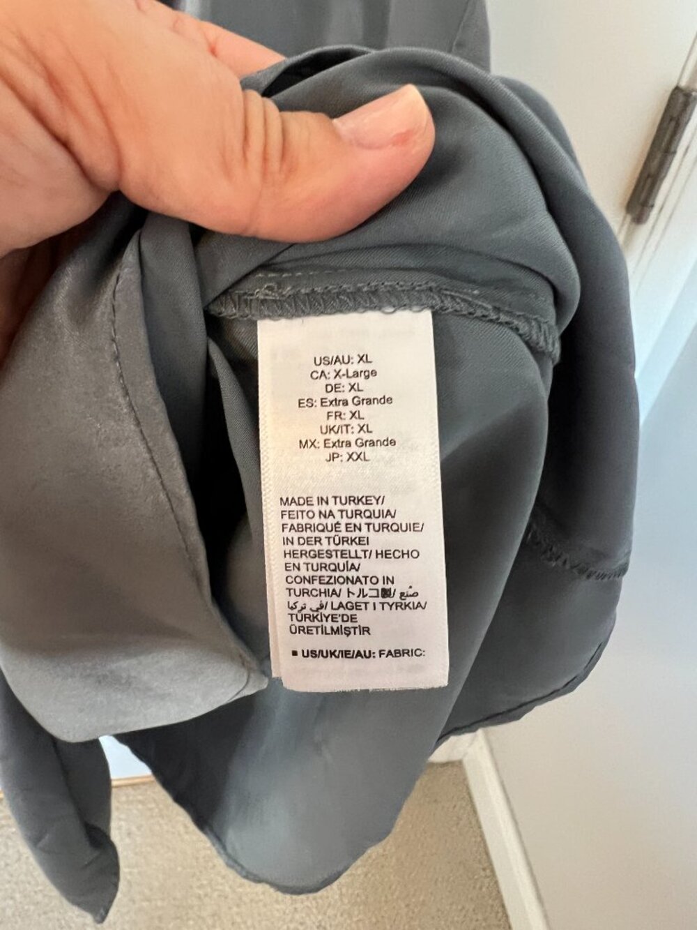 NWT XL The Drop Women's Mack Silky Wrap Mini Dress - Picture 14 of 16